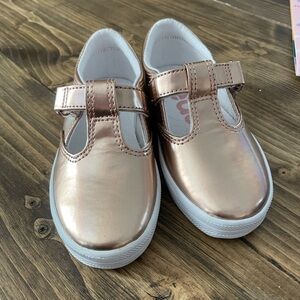 Toddler gold Keds